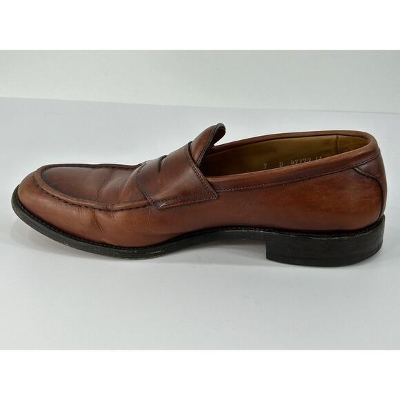 Allen Edmonds Mens Size 9D Hinsdale Walnut Penny‎ Loafers Slip On Dress Shoes main image 5